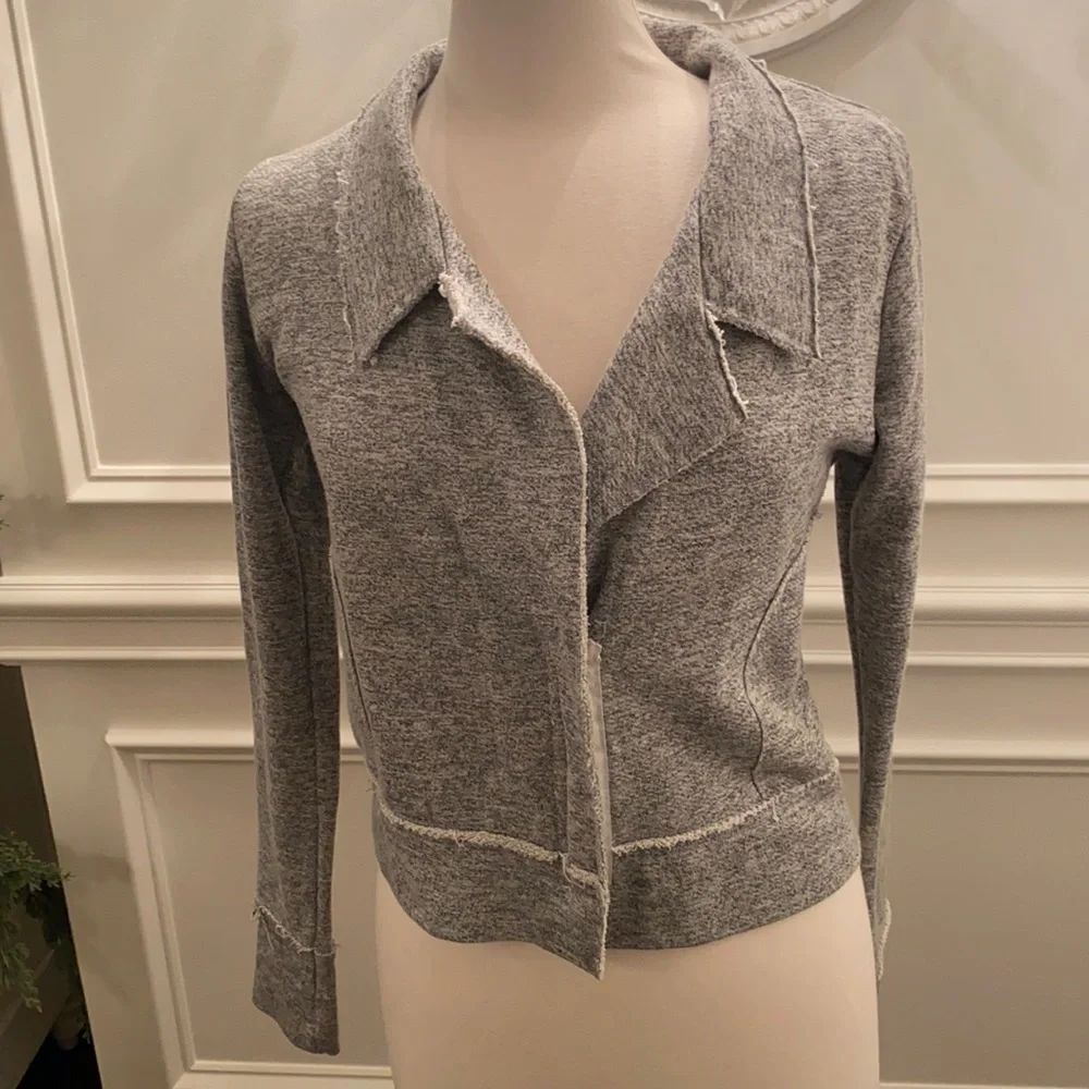 T-SHIRT by DOLAN Knit Moto Jacket - Picture 1 of 7